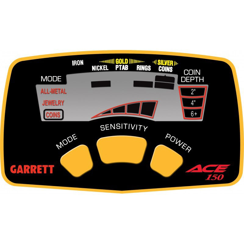 Boîtier de contrôle détecteur Garrett Ace 150
